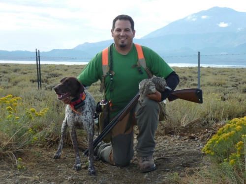 Brian and Tucker — birds in the bag